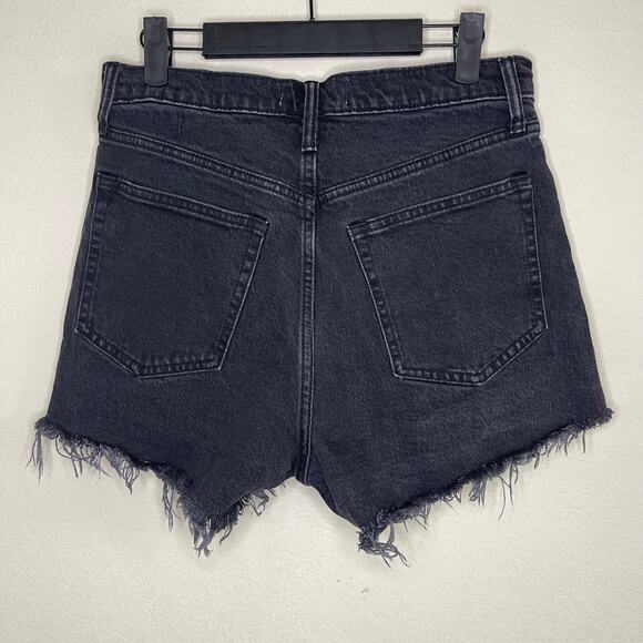 Abercrombie The 90s Relaxed Cutoff Short High Rise Denim Shorts - Size 29/8 - Picture 2 of 4